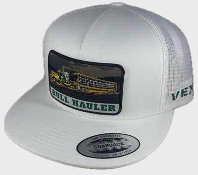 Bull Hauler Night Moves Hat - White