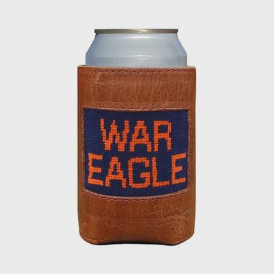 Auburn War Eagle Can Cooler - Dark navy