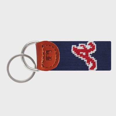 Atlanta Braves Key Fob - Dark Navy
