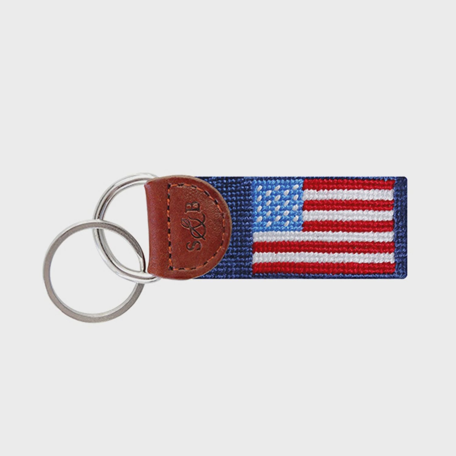 American Flag Key Fob - Classic Navy