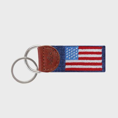 American Flag Key Fob - Classic Navy