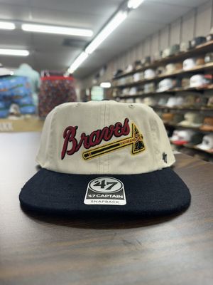 ATLANTA BRAVES COOPERSTOWN SANDSTONE FIELDSTONE 47 CAPTAIN RL HAT