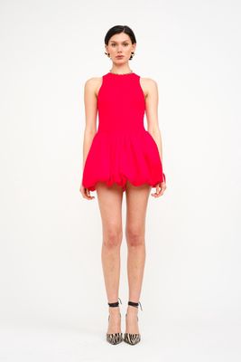 Hayden Bubble Hem Mini Dress