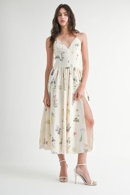 Find The Way Floral Midi Dress