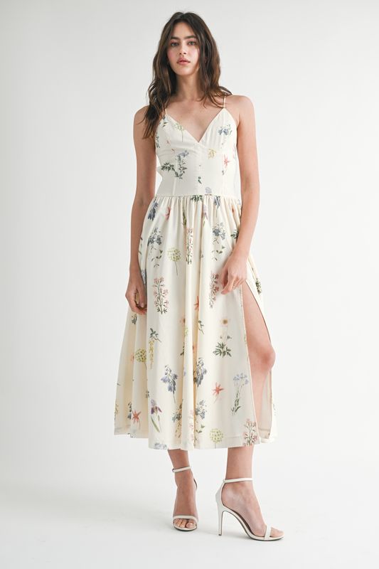 Find The Way Floral Midi Dress