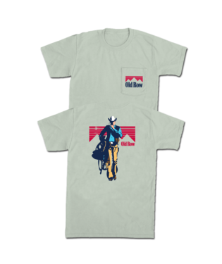 The Cowboy 5.0 SS Pocket Tee-Light Green