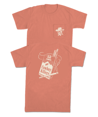 The Cowboy Killers 2.0 SS Pocket Tee-Terracotta