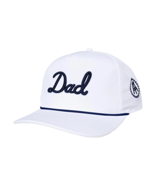 Dad Rope Hat- White/Black