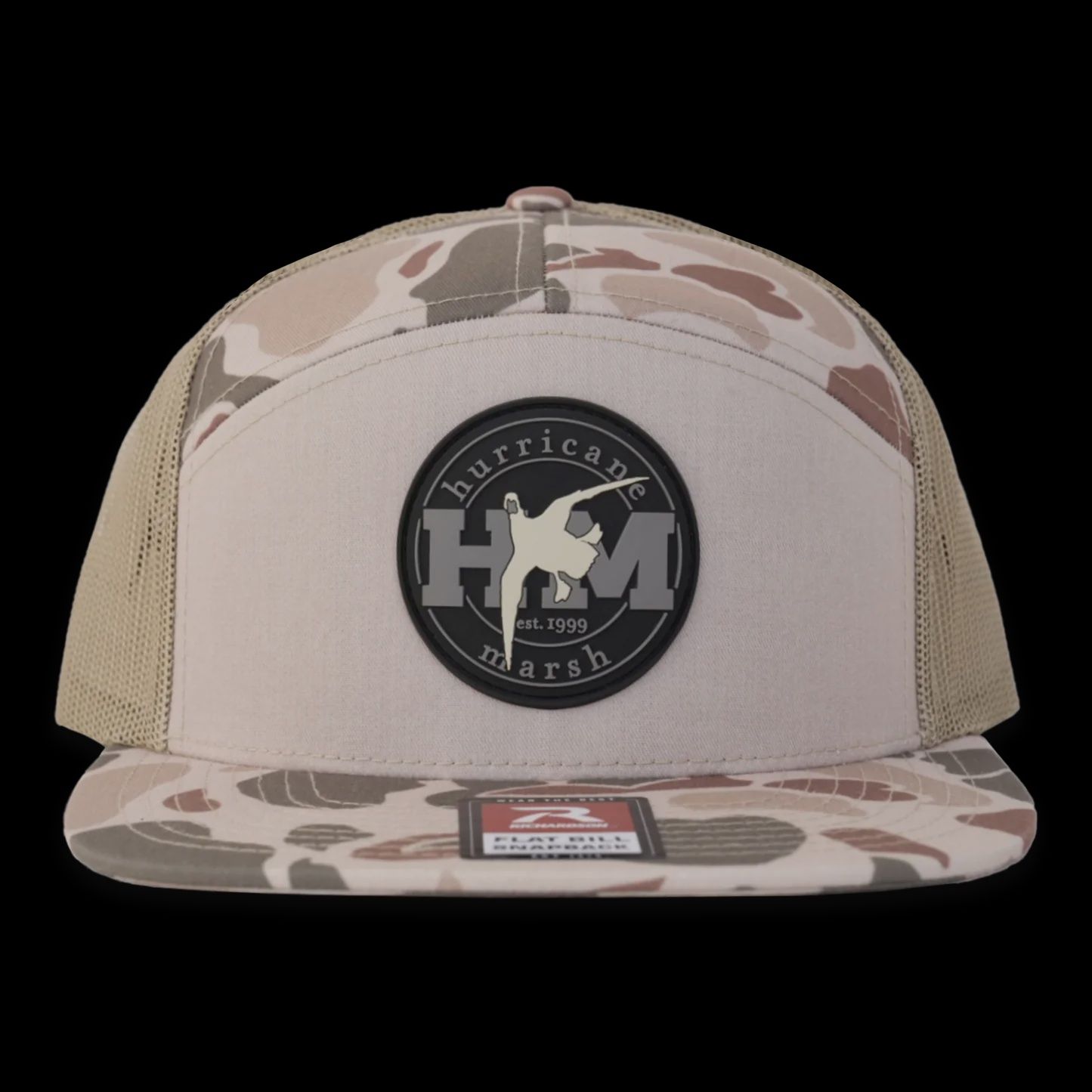 Shadow Duck Richardson 7 Panel Harvest Camo Hat