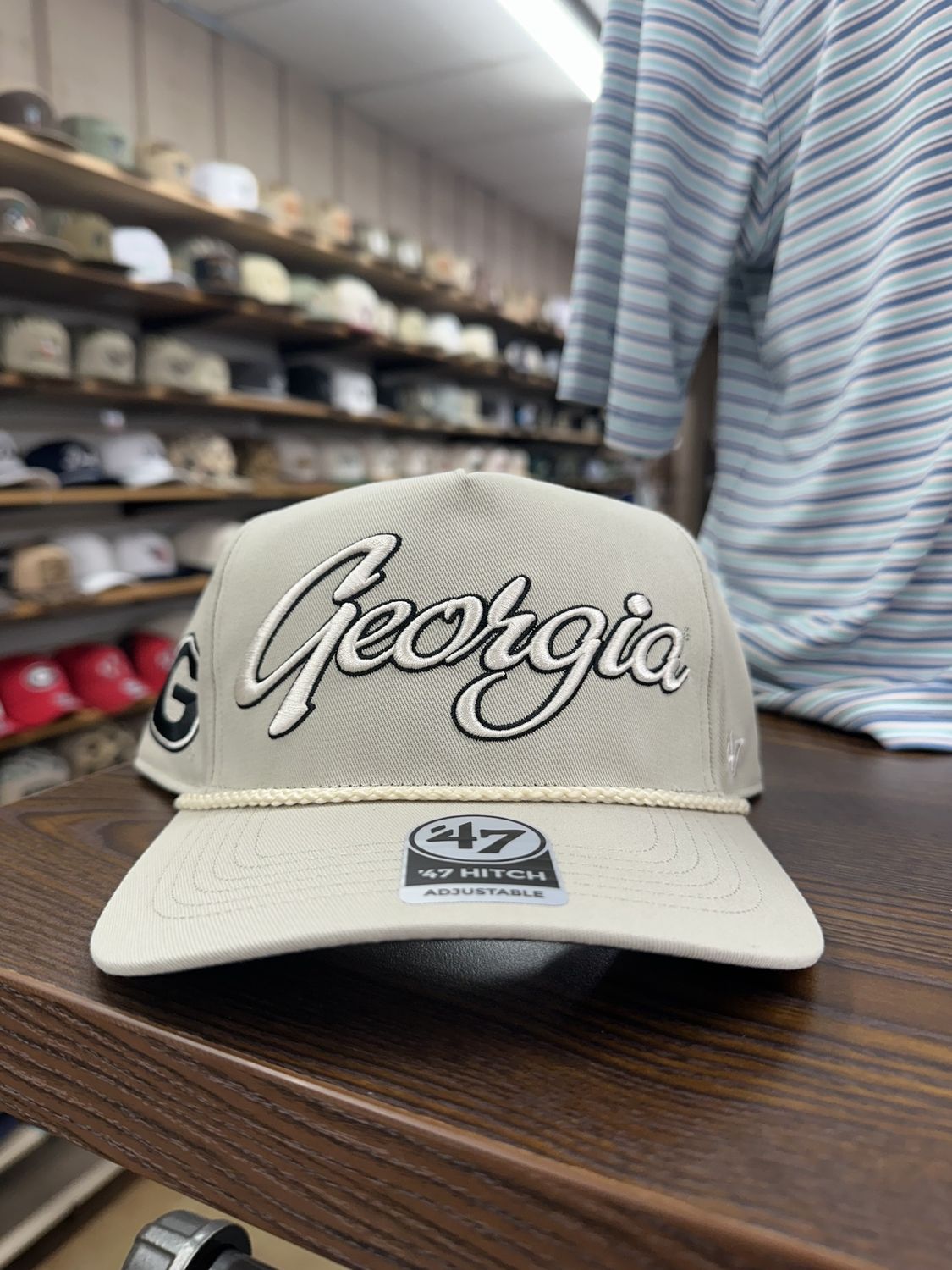Georgia Bulldogs System Grey Overhand 47 Hitch Hat