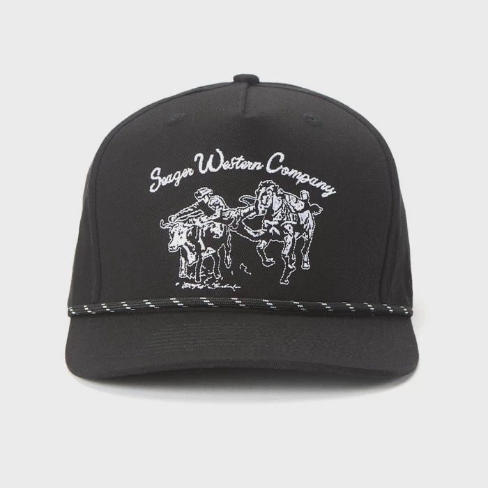 Los Rios Canvas Hat - Black