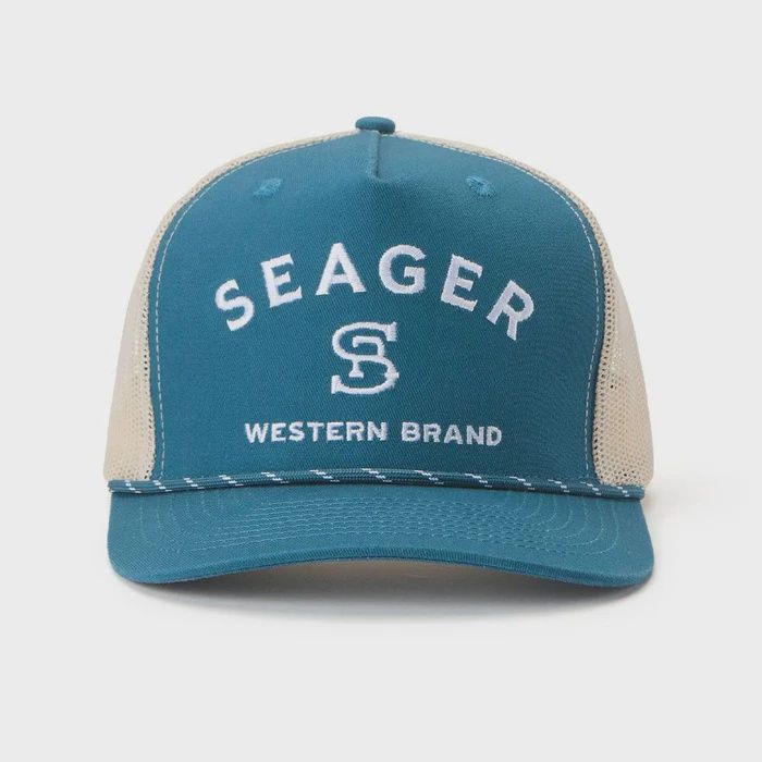 Branded Trucker Hat - Blue