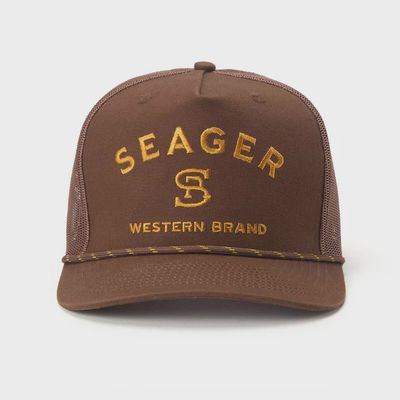 Branded Trucker Hat - Brown