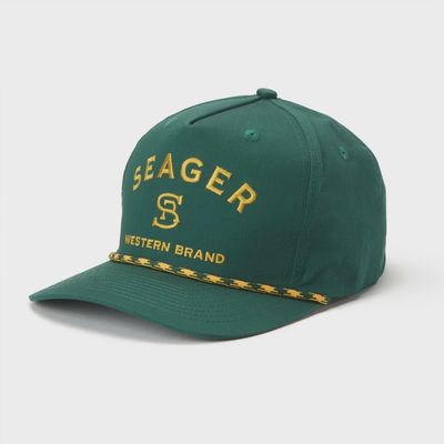 Branded Snapback Hat - Green