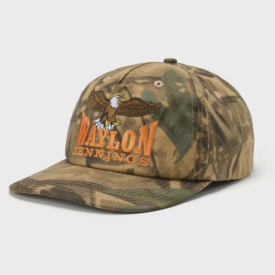Seager x Waylon Jennings The Eagle Snapback Hat - Camo