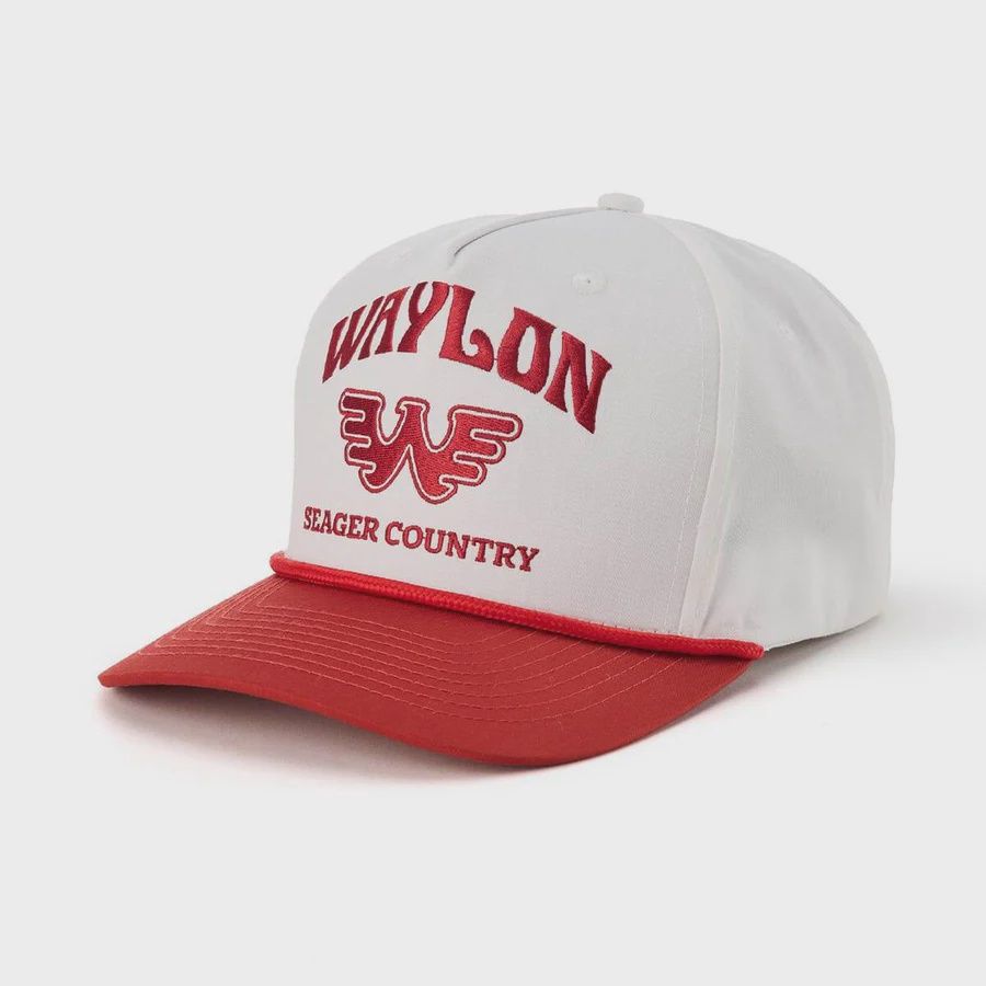 Seager x Waylon Jennings Country Hat - Red/White