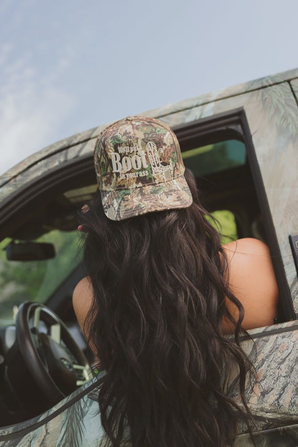 Boot in Your Ass Trucker Hat