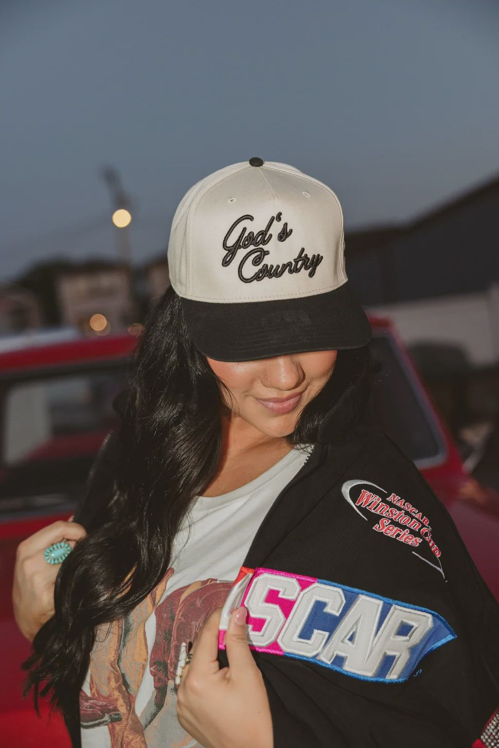 God&#39;s Country Trucker Hat, Color: Black