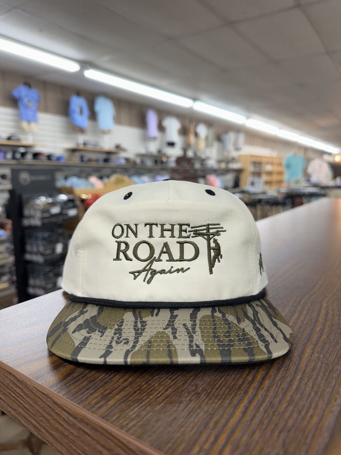 On The Road Again Rope Hat - Bottomland/Natural