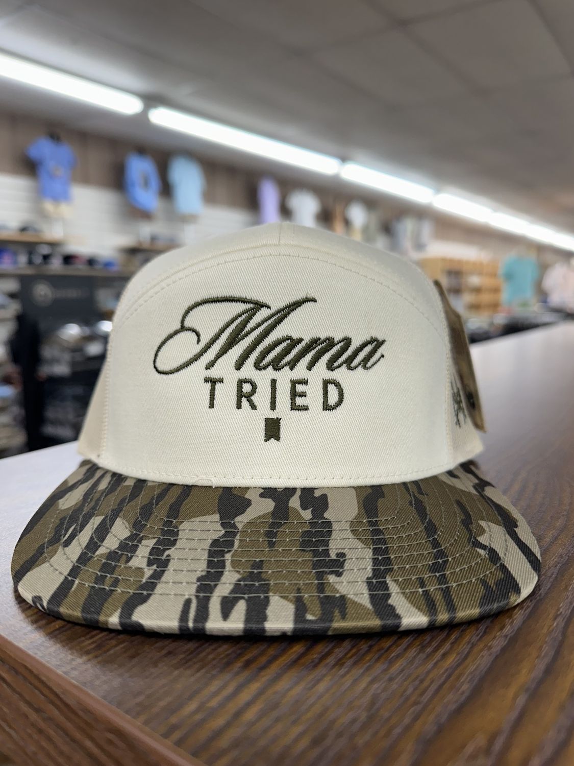 MHC Mama Tried Ultra 7 Panel Hat - Bottomland/Natural