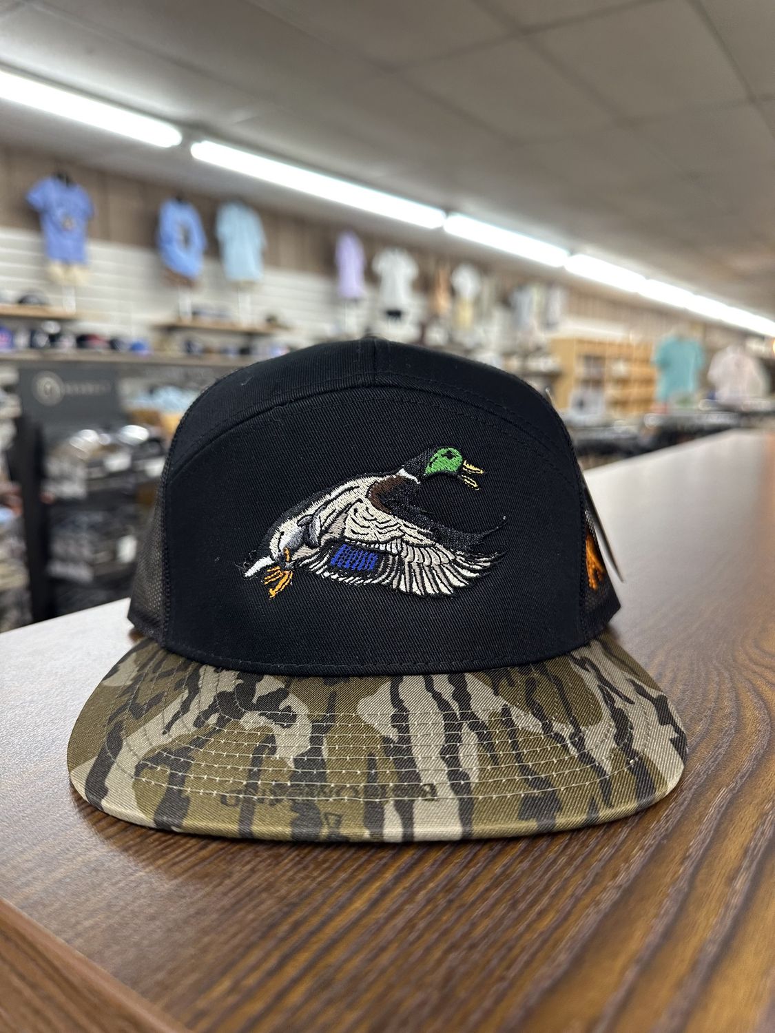 MHC Mallard 7 Panel Hat - Bottomland/Black