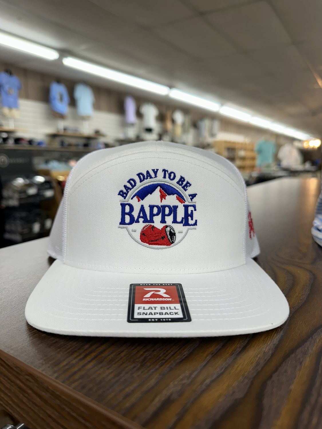 MHC Bapple 7 Panel Hat - White