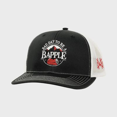 Bapple High Profile Trucker Hat - Black
