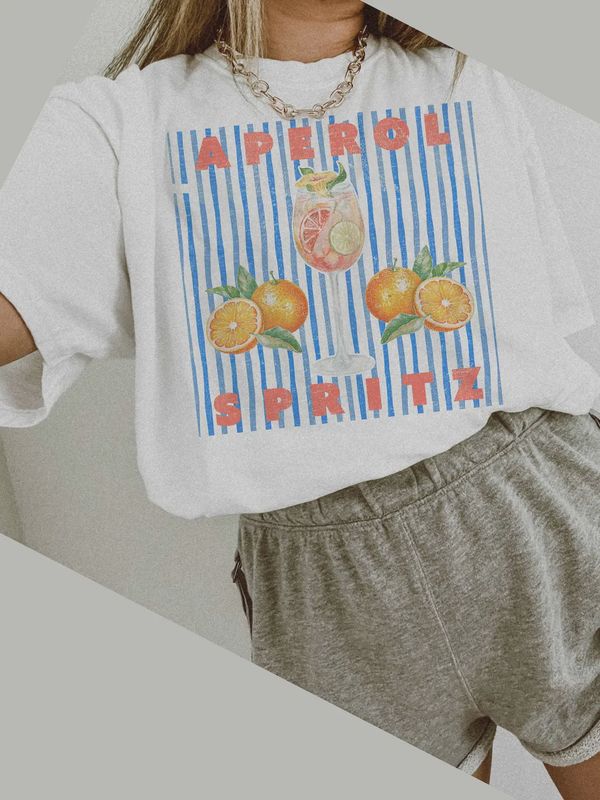 Aperol Spritz Short Sleeve Graphic Tee