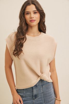 Valuable Loose Fit Sweater Vest