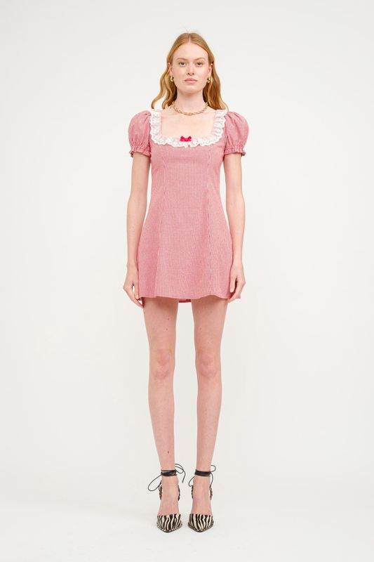 Loula Gingham Mini Dress
