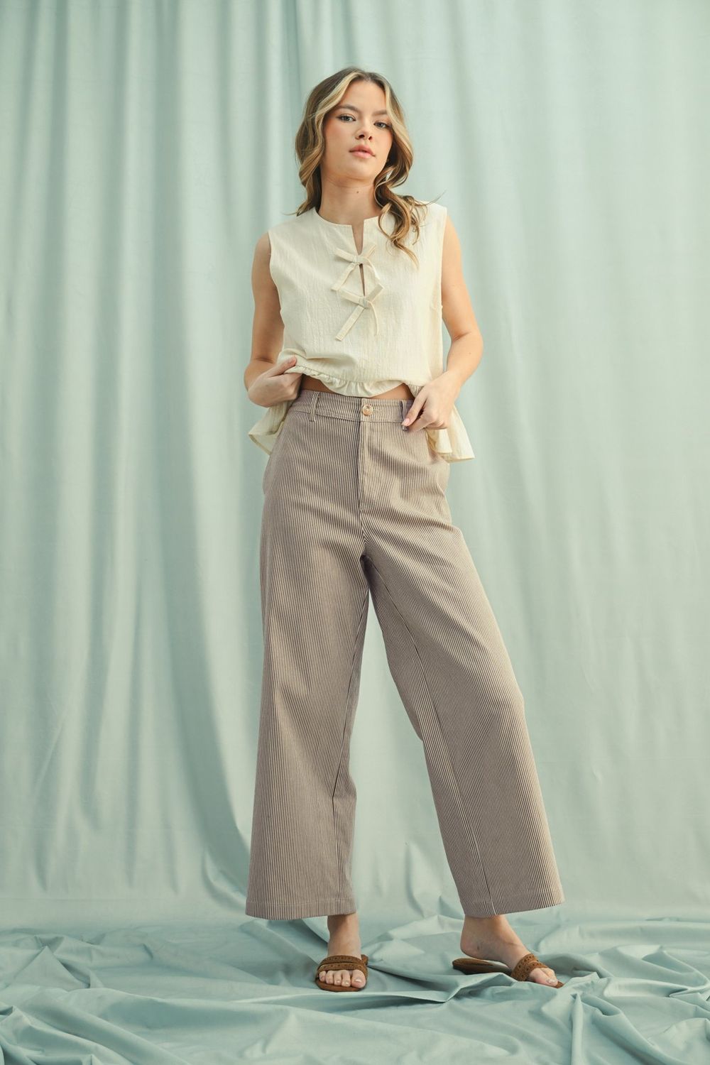 Working Late Wide Leg Pants