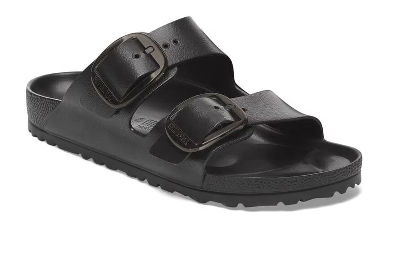 Arizona Big Buckle EVA Sandals - Black