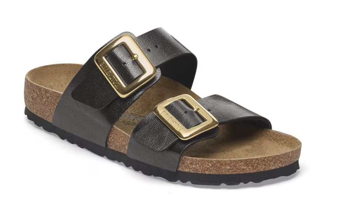 Sydney Luxe Buckle Sandal - Graceful Licorice