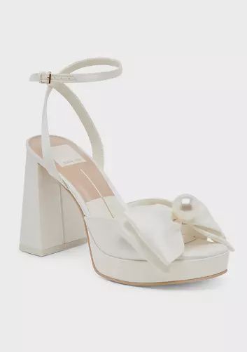 Patton Platform Pearl Heels