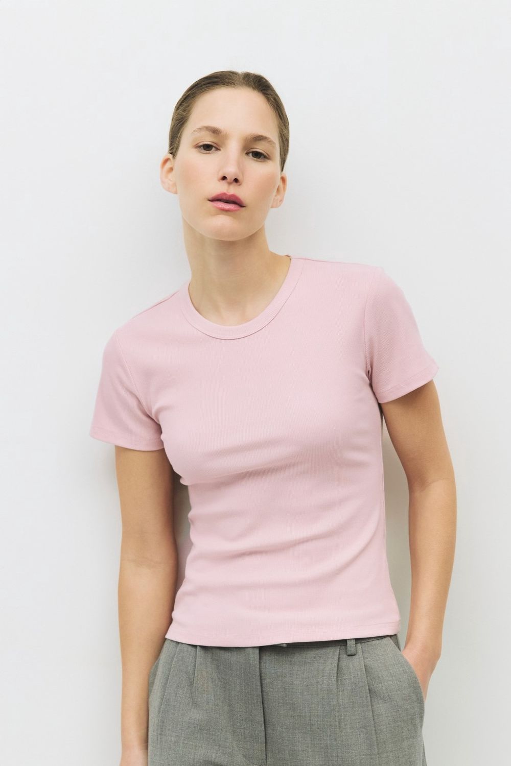 The Miller Short Sleeve Top, Color: Pink, Size: SML