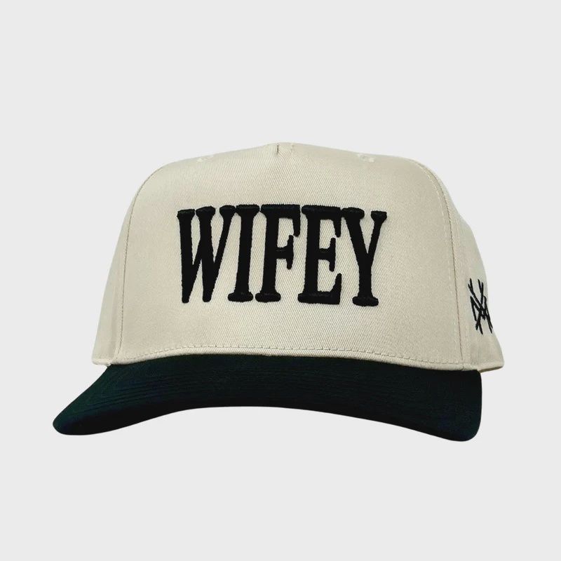 Wifey Trucker Hat - Black / Natural