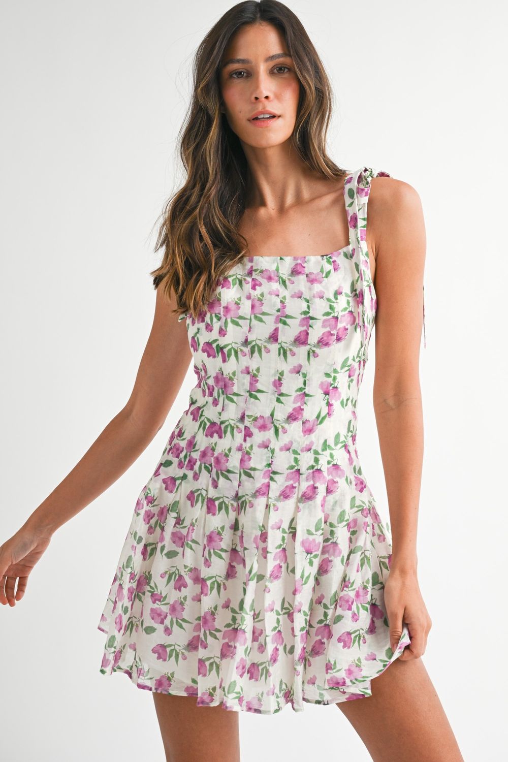 That&#39;s The One Pleated Mini Dress