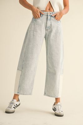 Just Go Out Barrel Jeans