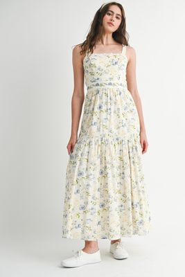 You Make Me Smile Tiered Midi Dress