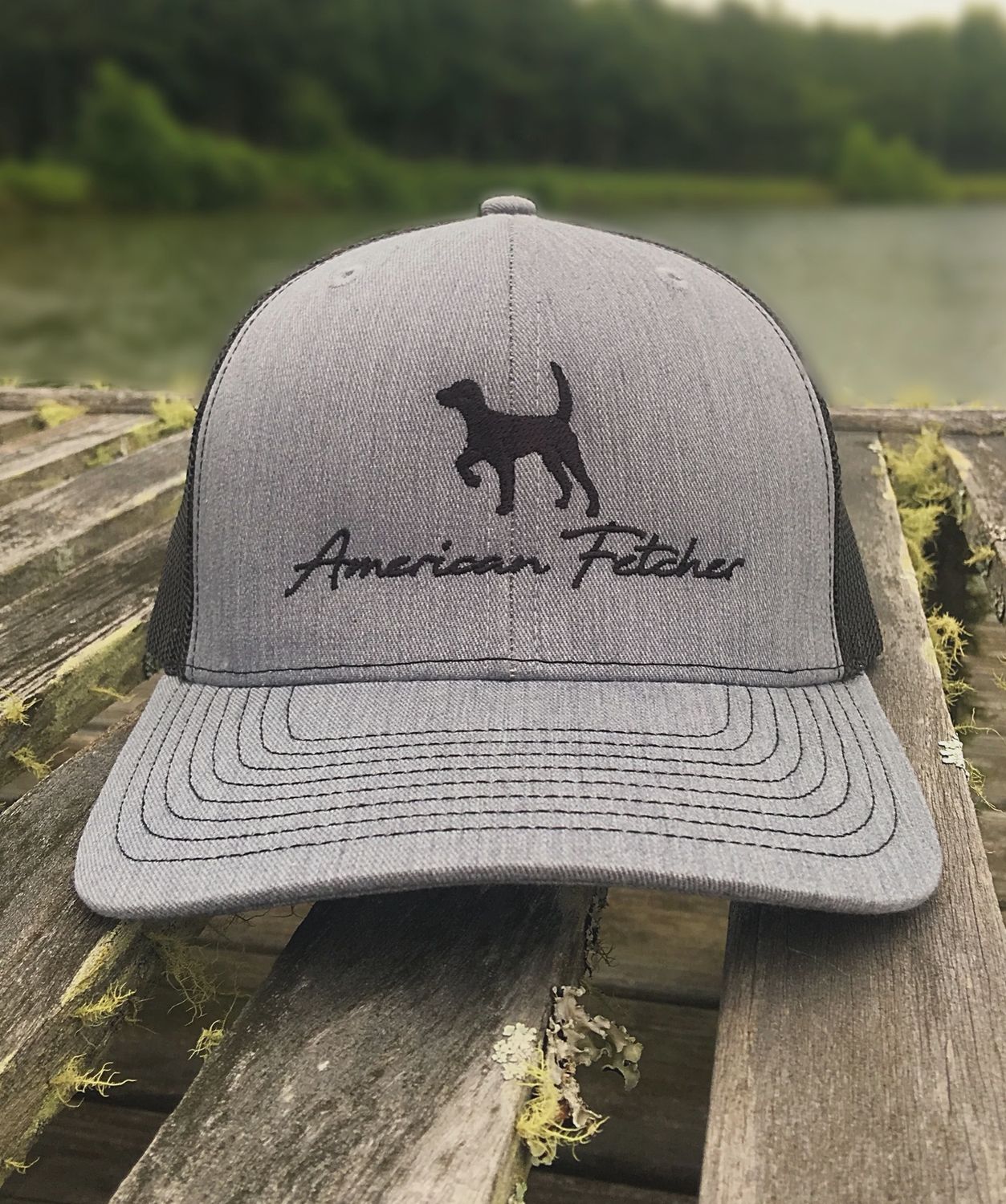 Setter Trucker Hat - Heather Grey/Black