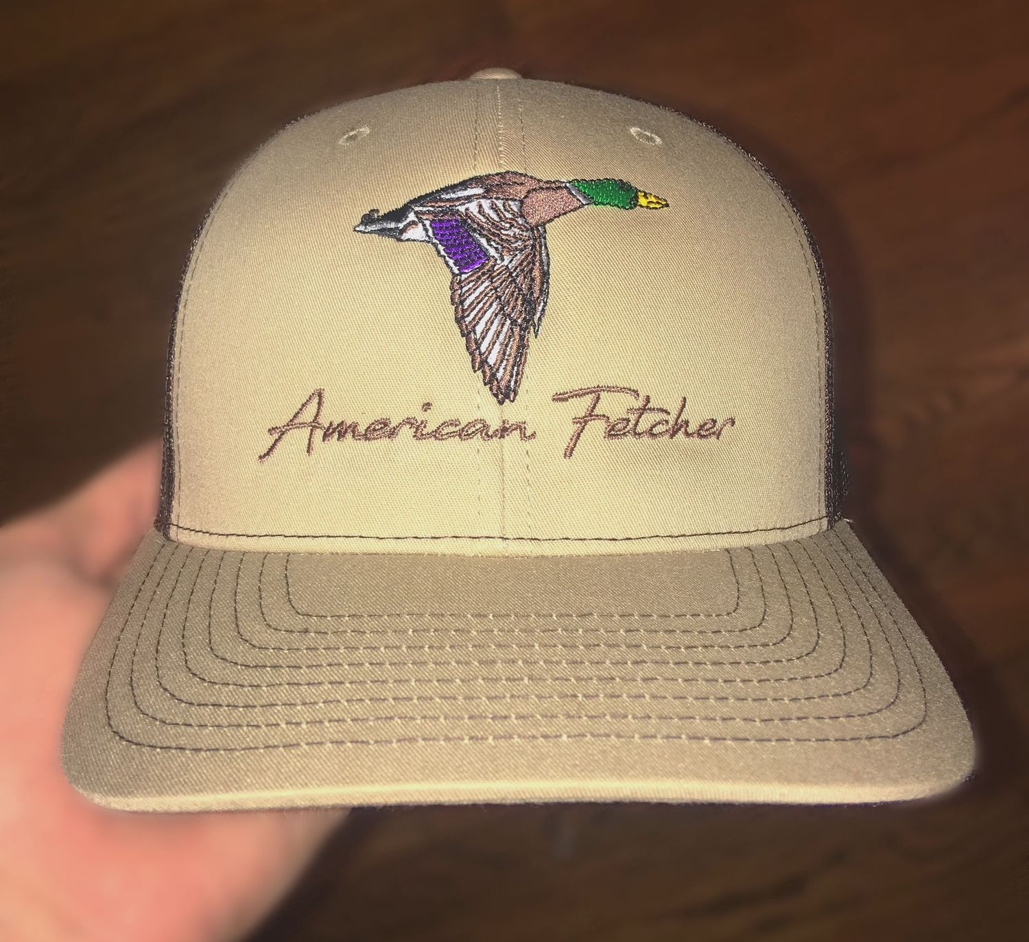 Mallard Trucker Hat - Khaki/Brown