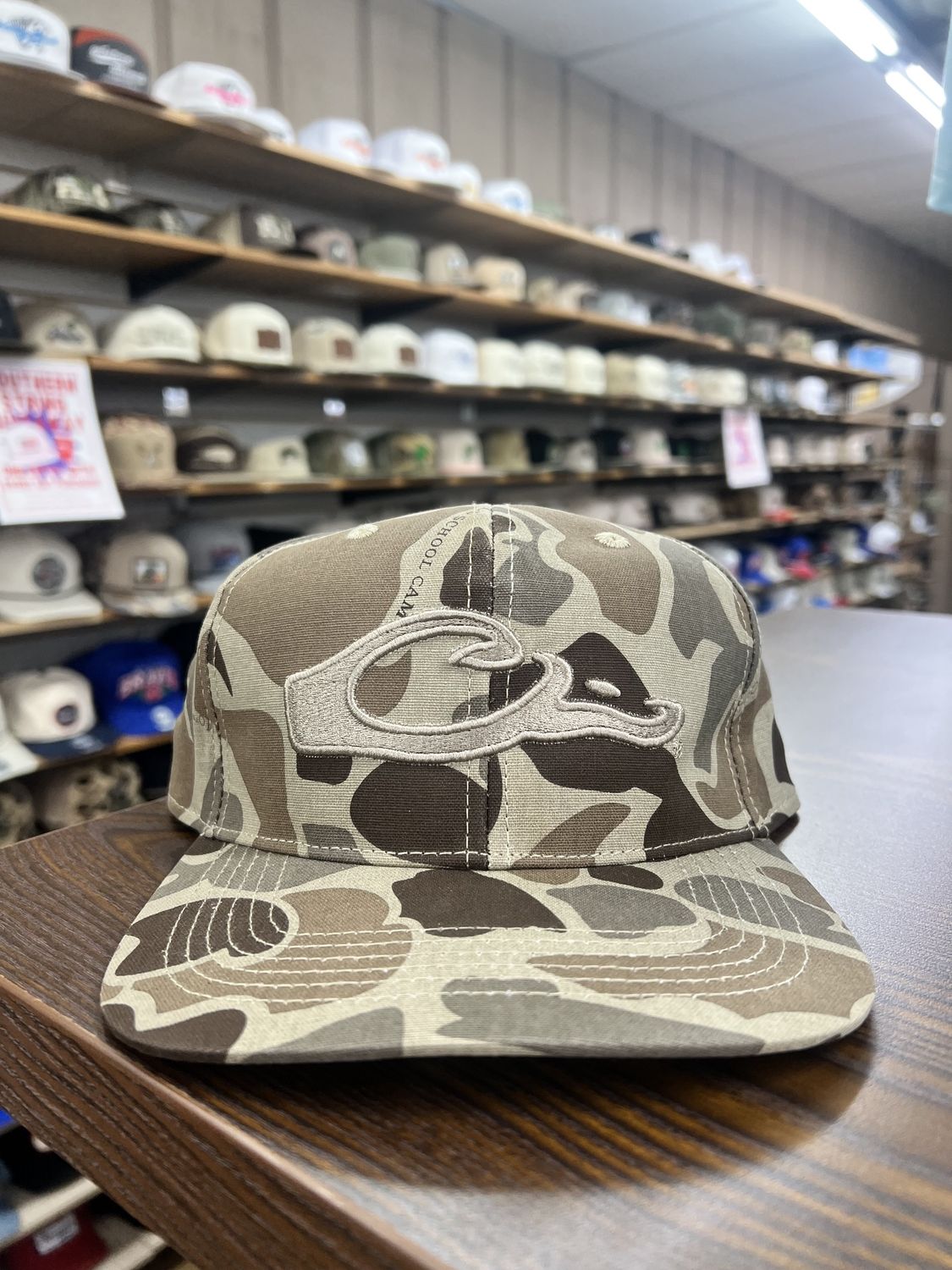 Camo Flat Bill Cap