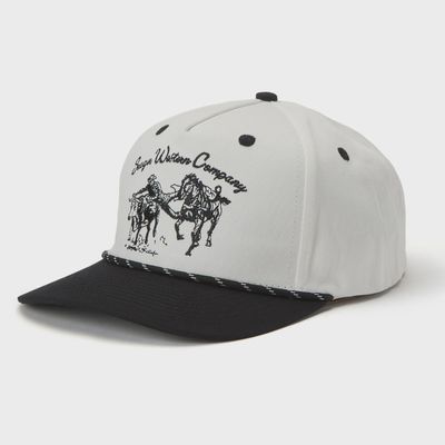 Los Rios Canvas Snapback - Cream/Black