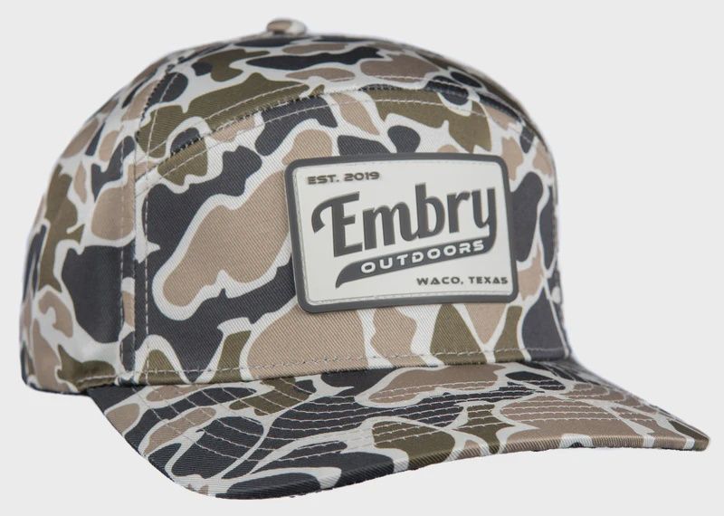 Marsh Duck Camo 6 Panel Hat