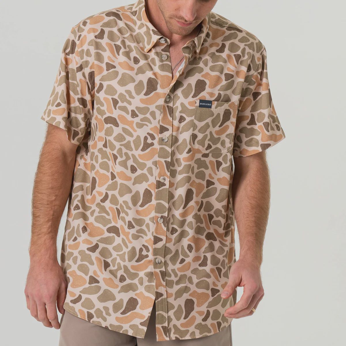 Performance Button Up Shirt - Venado Camo