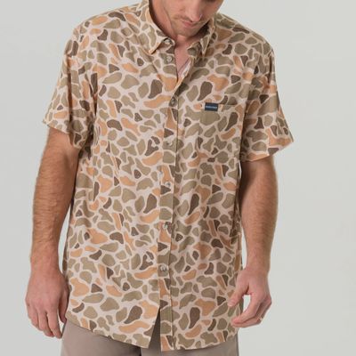 Performance Button Up Shirt - Venado Camo
