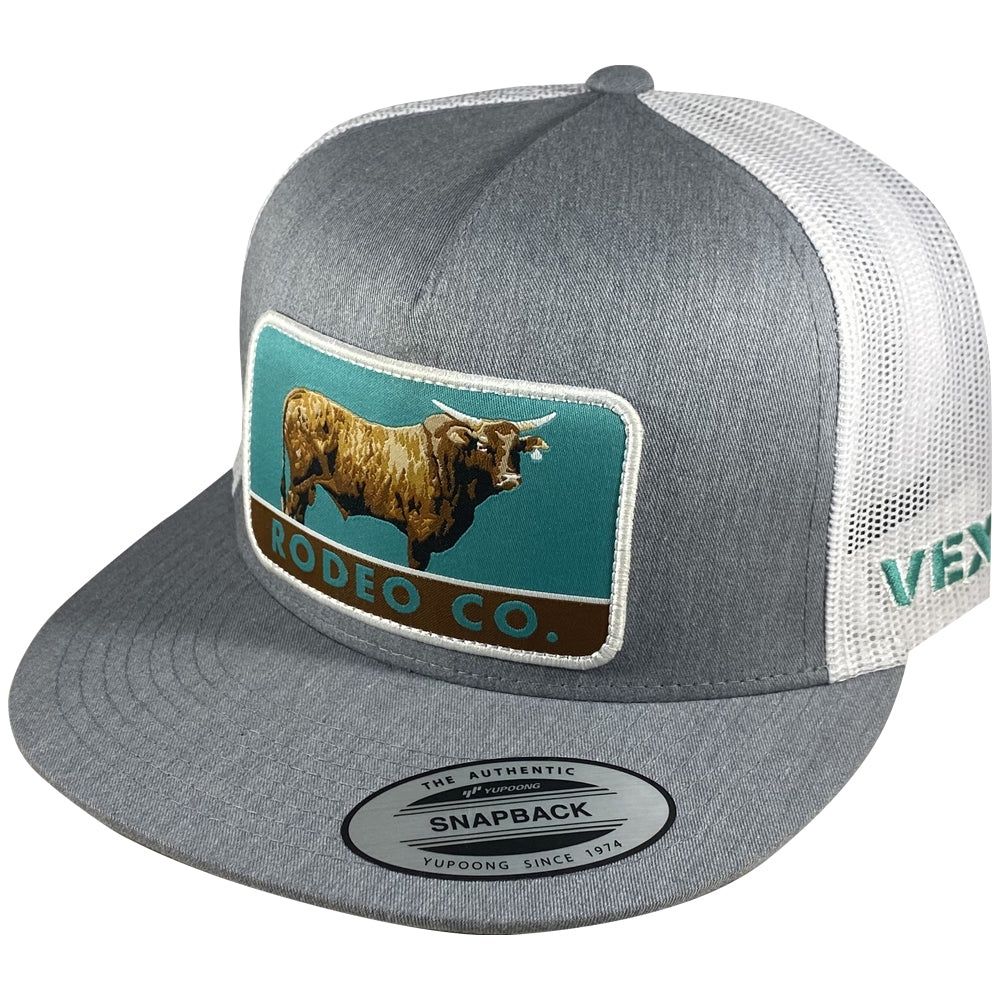 Rodeo Co. - Brindle - Heather Gray/White Mesh