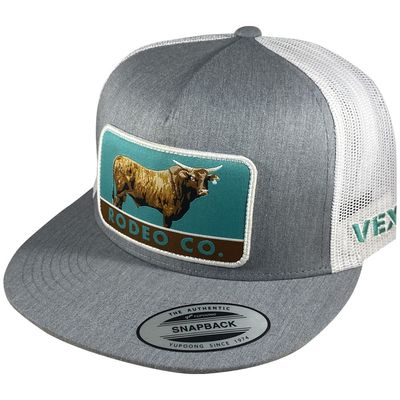 Rodeo Co. - Brindle - Heather Gray/White Mesh