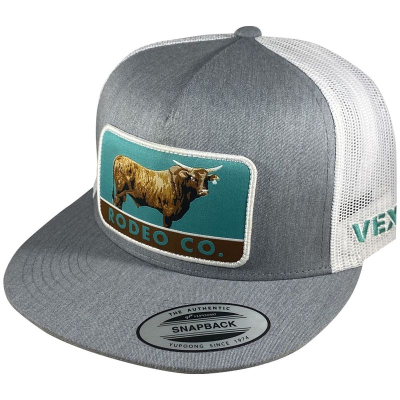 Rodeo Co. - Brindle - Heather Gray/White Mesh
