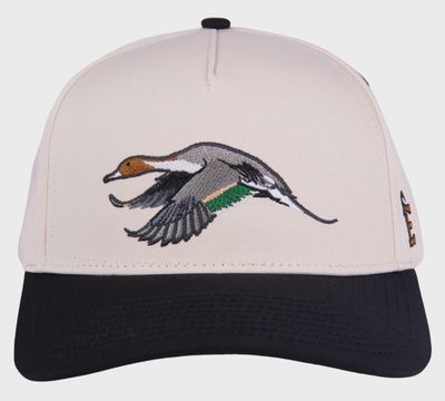 Cream/Black Pintail Hat